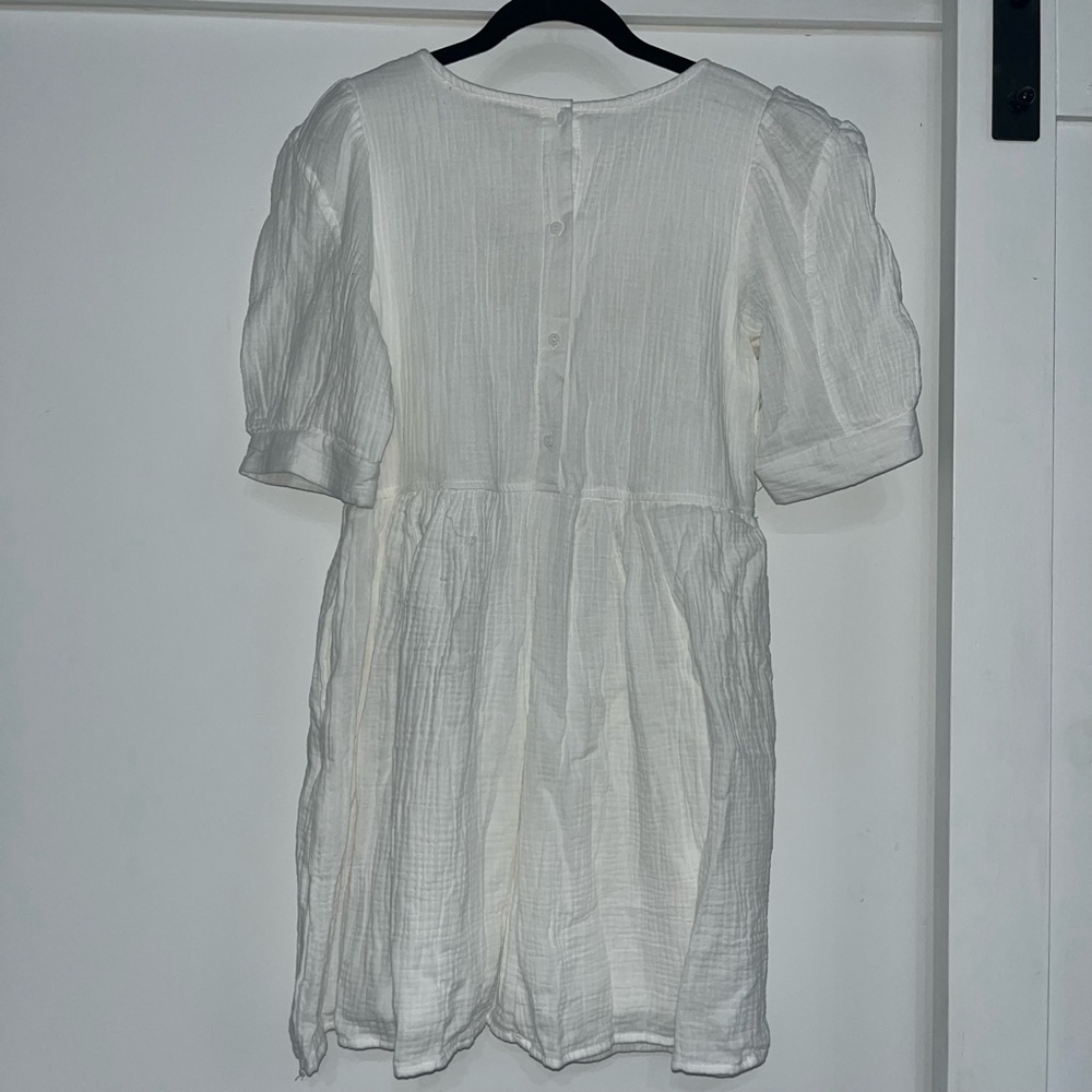 Altard State White Gauze Dress SZ Medium - Picture 2 of 8